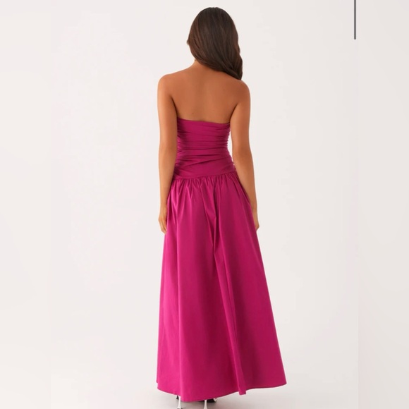 NWT Peppermayo Carmel Maxi Dress US size 4 Fuchsia Pink - Picture 3 of 6